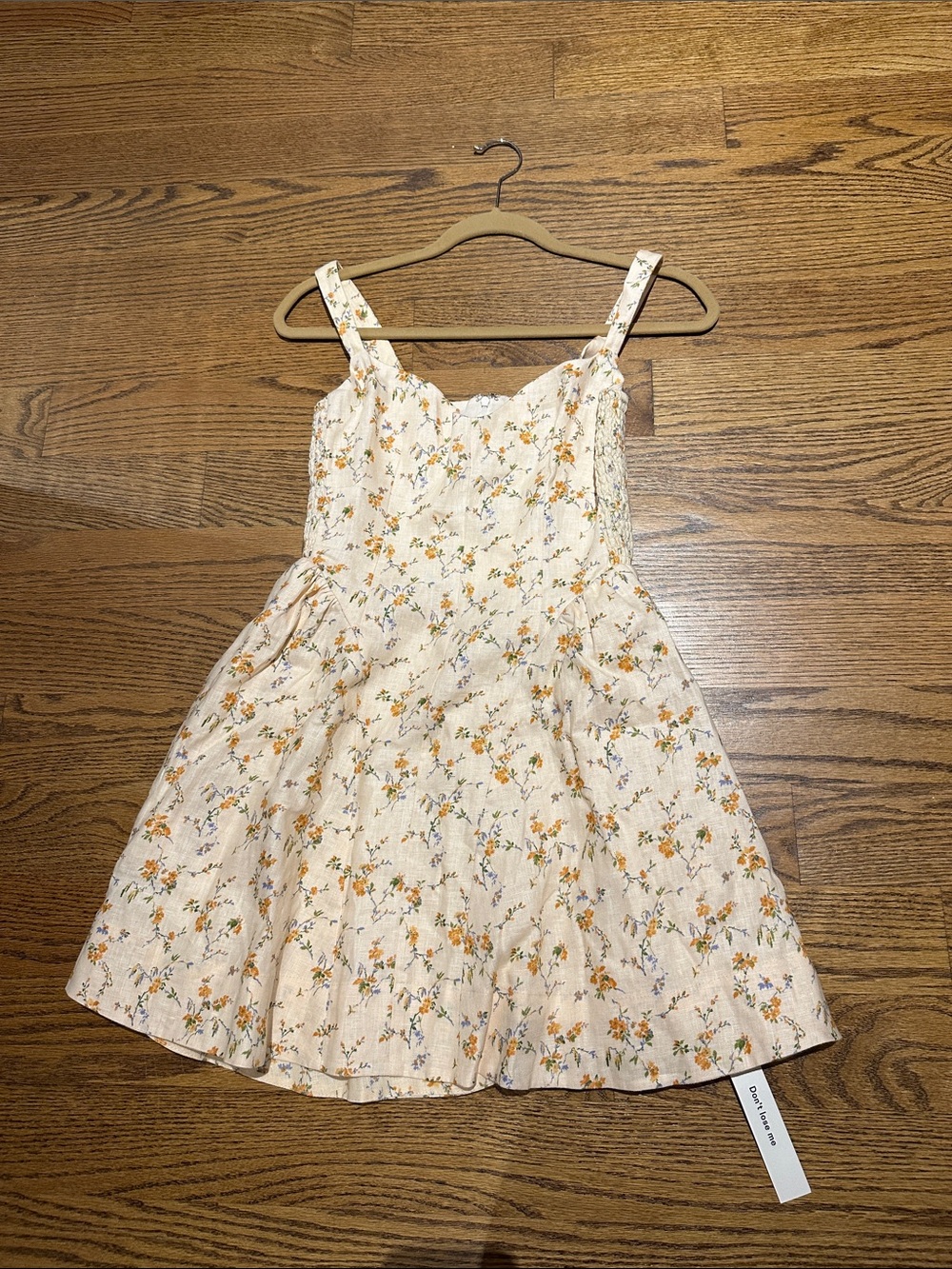 NWT Reformation Birdie Linen Mini Dress